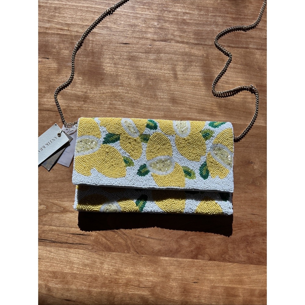 Lemon Patterned Crossbody Bag